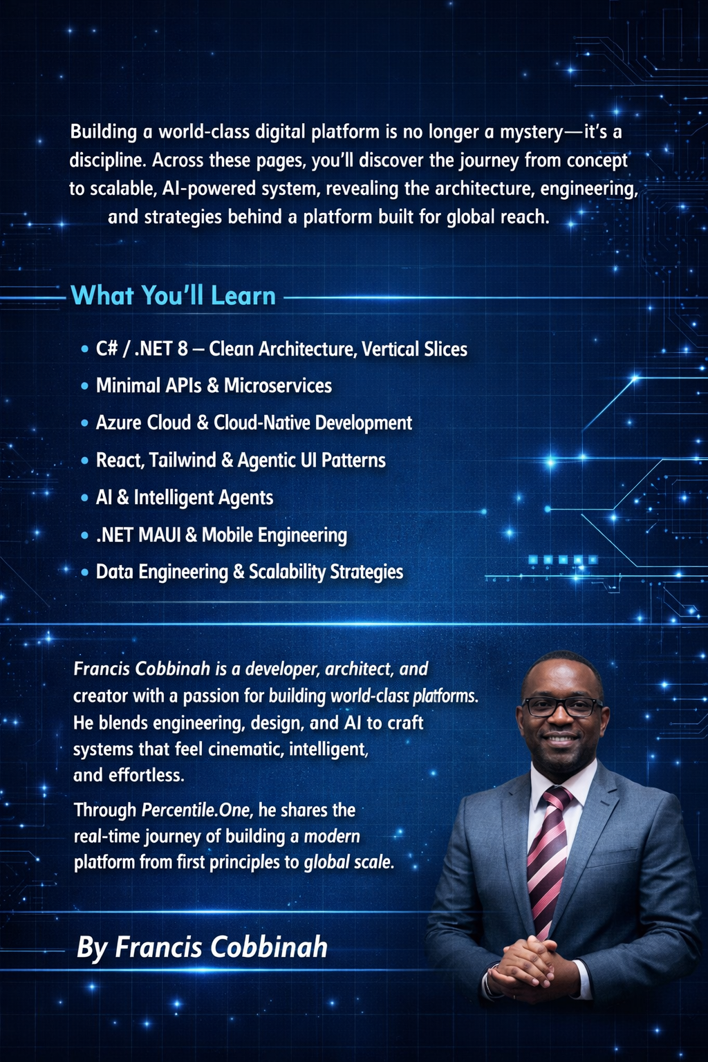 Back cover of Building a World‑Class Digital Platform