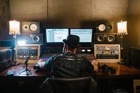 Producer in studio